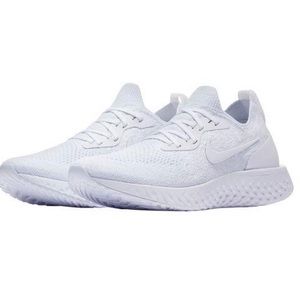 Nike Epic React Flyknit True White